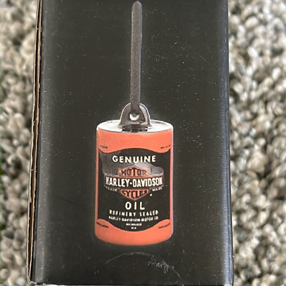 Harley Davidson oil ornament